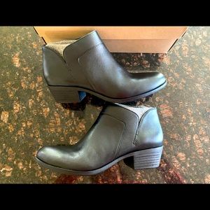 NIB Lucky Brand Black Nappa Brintly Bootie